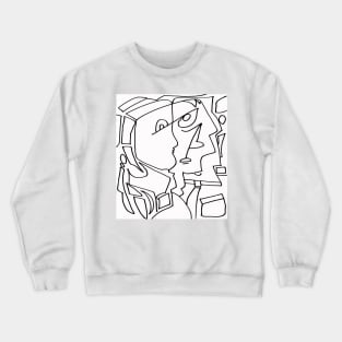 AP D2 revisited - The Politician and the girl Crewneck Sweatshirt